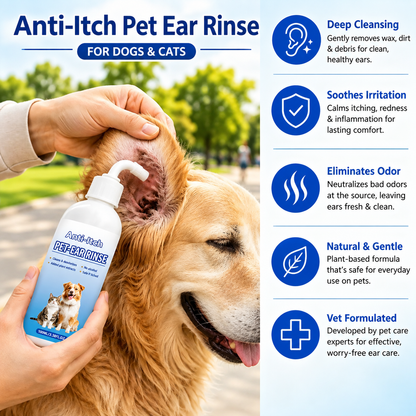 🐶🐱 Natural Pet Ear Rinse