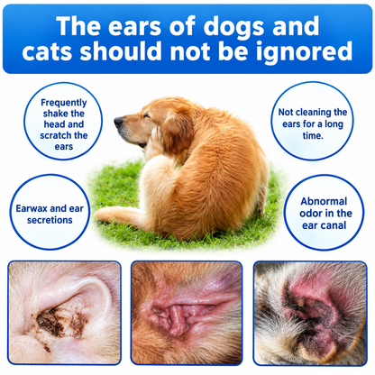 🐶🐱 Natural Pet Ear Rinse