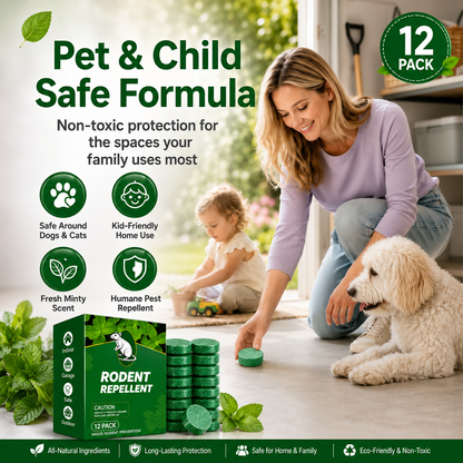 All-Natural Peppermint & Cinnamon Pest & Rodent Repellent Pucks