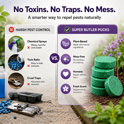 All-Natural Peppermint & Cinnamon Pest & Rodent Repellent Pucks