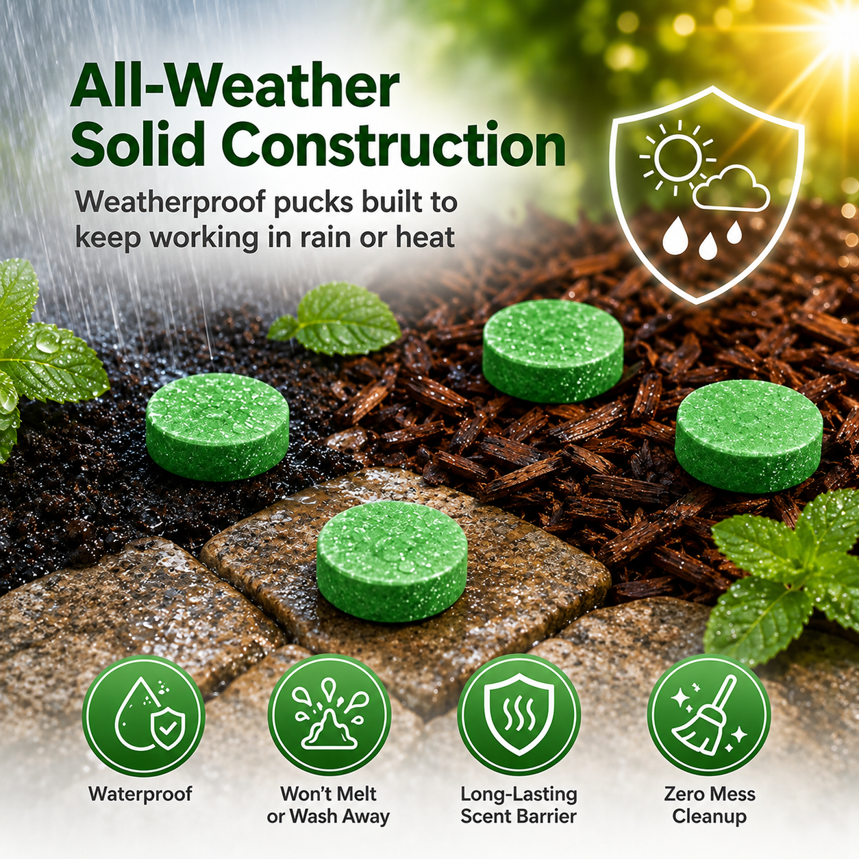 All-Natural Peppermint & Cinnamon Pest & Rodent Repellent Pucks