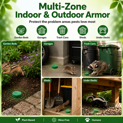 All-Natural Peppermint & Cinnamon Pest & Rodent Repellent Pucks