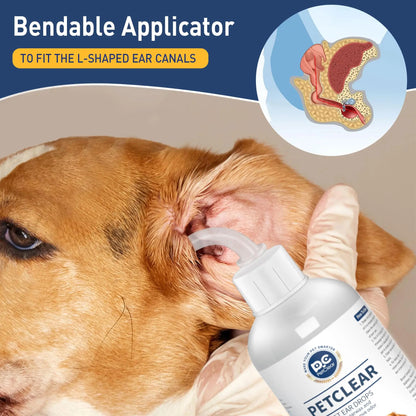 🐶🐱 Pet Clear Natural 60Ml Ear Drops